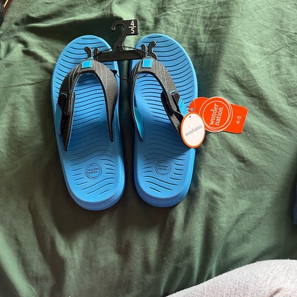 wonder nation Other - Wonder Nation Blue and Black Flip Flops